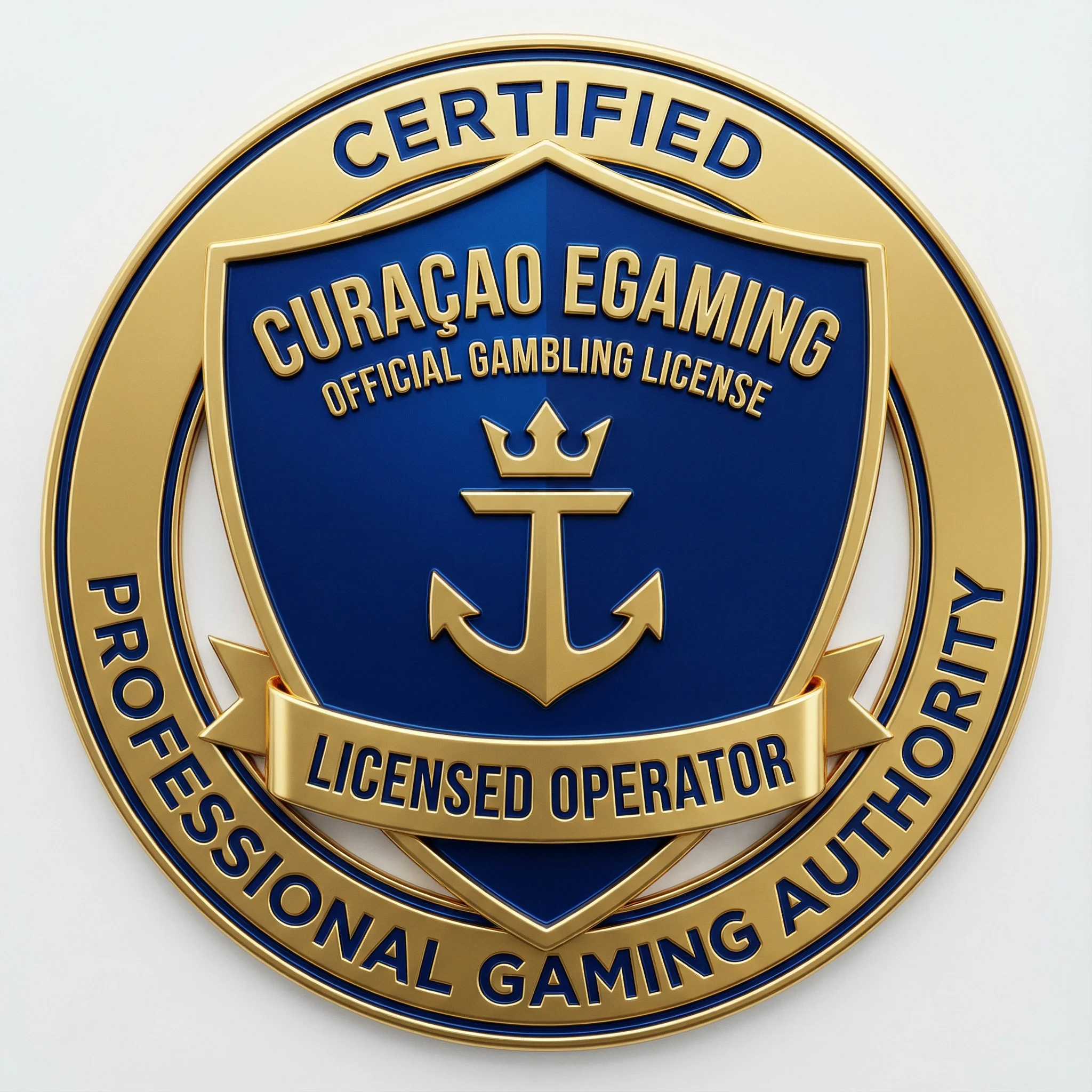 Sello de licencia de Curaçao eGaming certificada