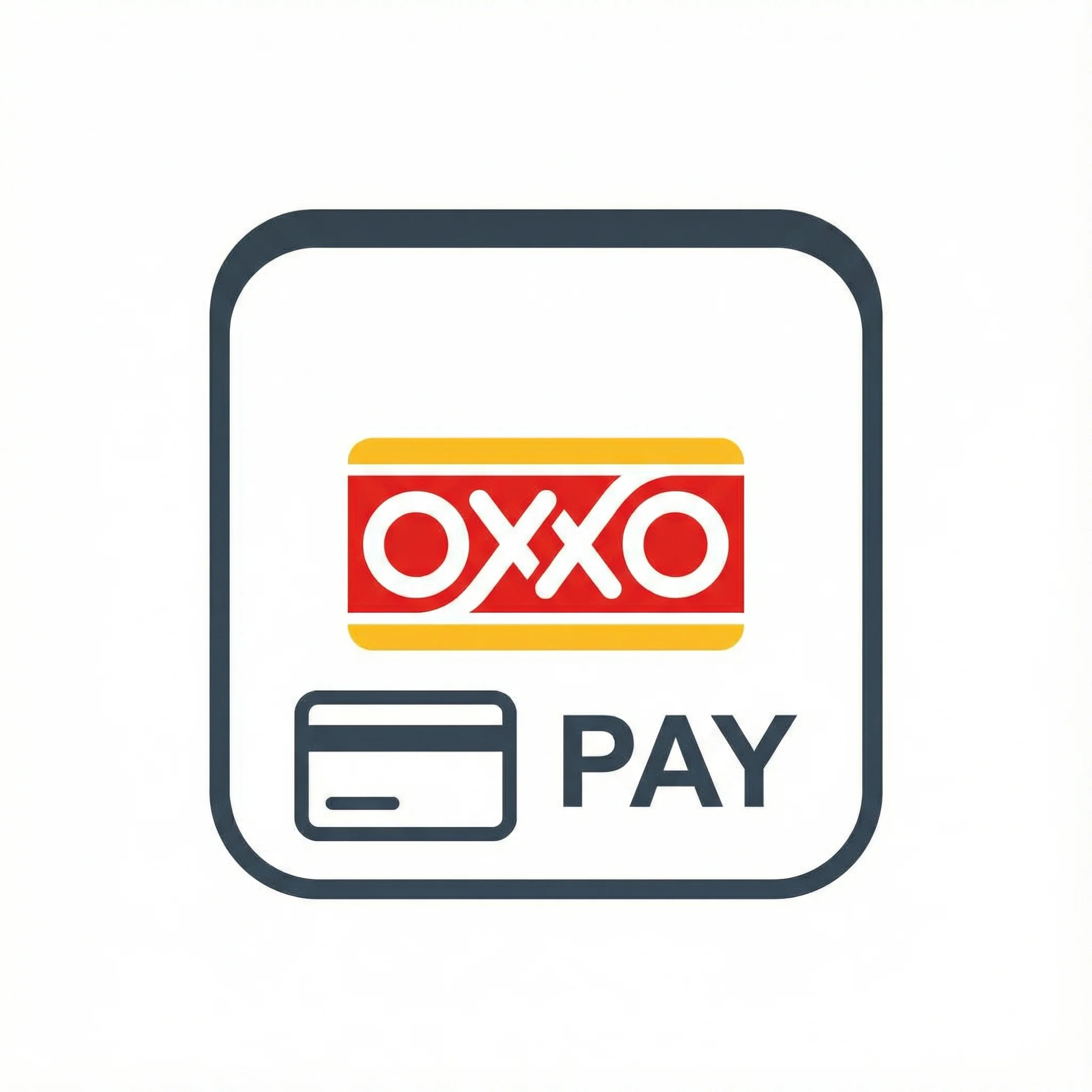 Logo de OXXO para pagos en efectivo en México